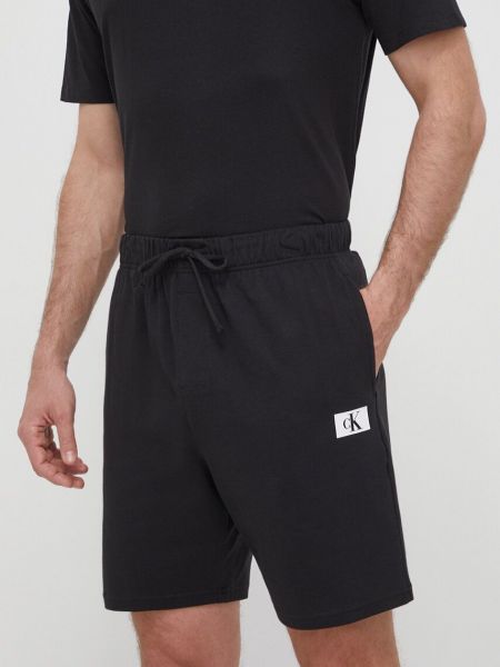 Pamučne kratke hlače Calvin Klein Underwear crna