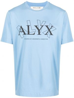 Majica s potiskom 1017 Alyx 9sm modra
