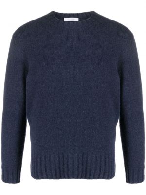 Džemper s okruglim izrezom Cruciani plava