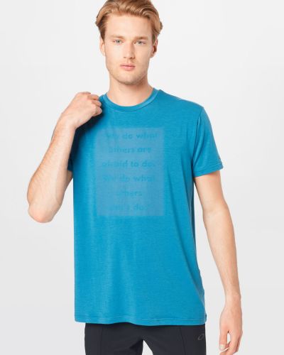 T-shirt sportive in maglia Oakley blu