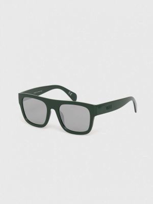 Zielone okulary przeciwsłoneczne Vans
