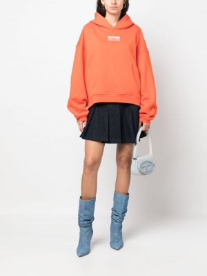 Hoodie mit print Moschino Jeans orange
