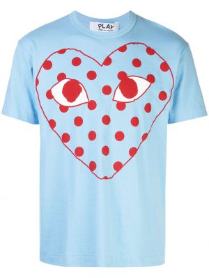 T-shirt Comme Des Garçons Play blå