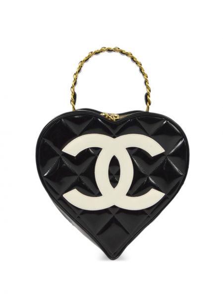 Nákupná taška so srdiečkami Chanel Pre-owned