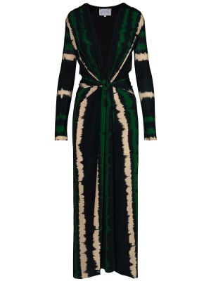 Midi haljina tie-dye Johanna Ortiz zelena