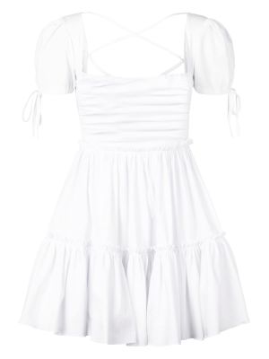 Мини рокля Ow Collection бяло