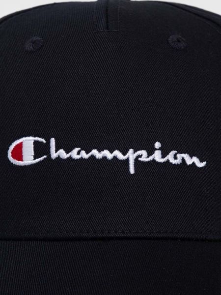 Bombažna kapa Champion črna