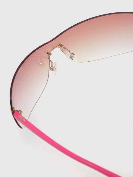 Różowe okulary przeciwsłoneczne Guess