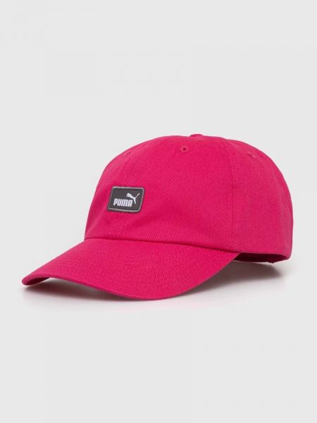 Șapcă din bumbac Puma roz