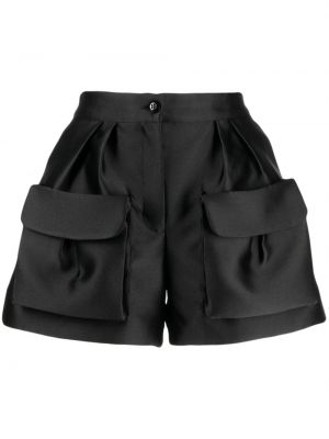 Satin shorts mit taschen Isabel Sanchis schwarz