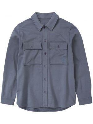 Βαμβακερό πουκάμισο με κέντημα Closed μπλε