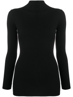 Jersey de cuello vuelto de tela jersey Wolford negro