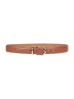 Cinturón de cuero Semicouture marrón