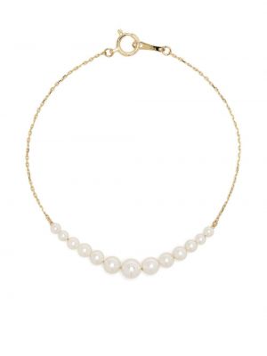 Bracelet avec perles Mizuki jaune