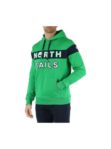 Bluza z kapturem North Sails zielona