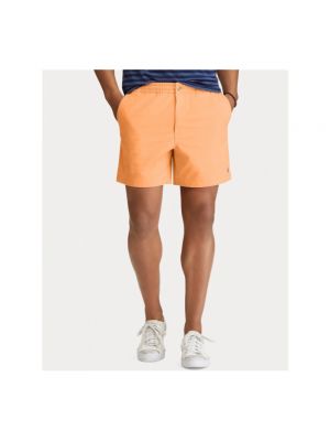 Pantalones cortos de algodón Polo Ralph Lauren naranja