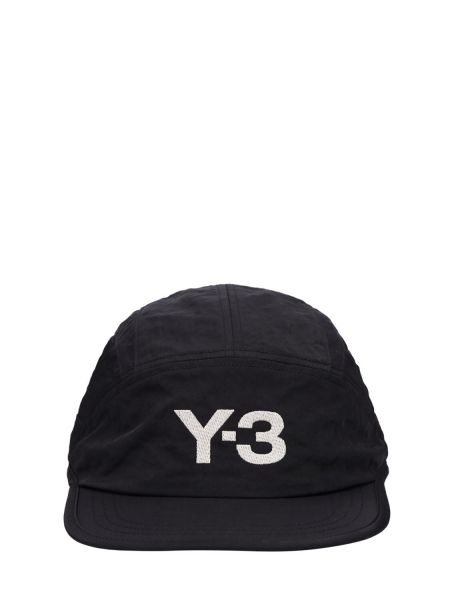 Найлонова шапка с козирки Y-3 черно
