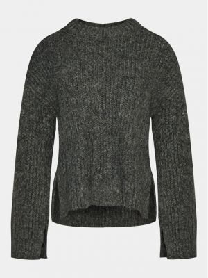 Pull en tricot Gina Tricot gris