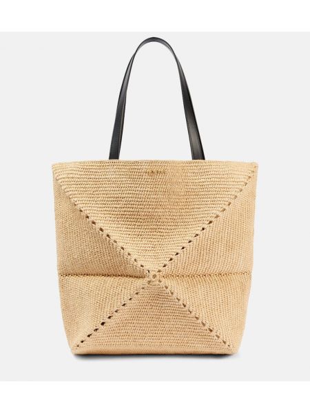 Shopping bag Loewe beige