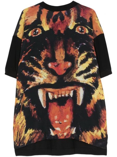 Robe en jersey à imprimé et imprimé rayures tigre Vivienne Westwood Pre-owned noir