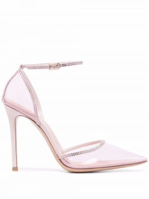 Полуотворени обувки Gianvito Rossi розово