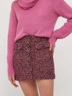 Mini sukně United Colors Of Benetton růžové