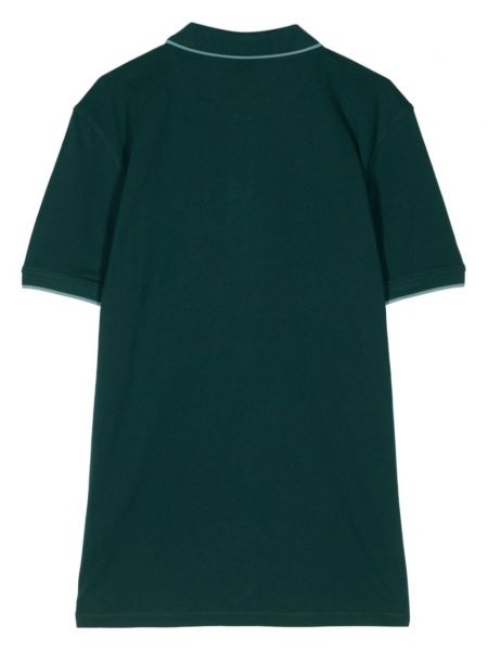 Medvilninis polo marškinėliai su zebro raštu Ps Paul Smith žalia