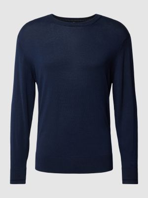 Dzianinowy sweter Tommy Hilfiger niebieski