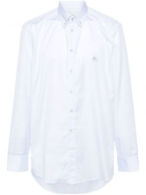 Žakárová bavlnená košeľa s paisley vzorom Etro