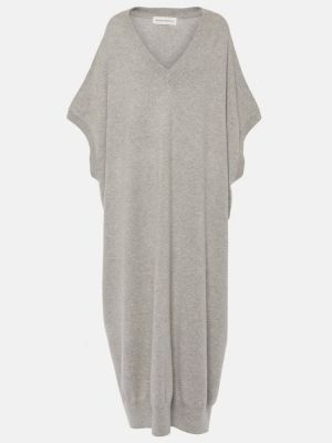 Кашмирена макси рокля Extreme Cashmere сиво