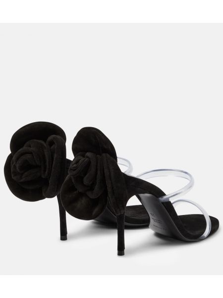 Sandale od brušene kože Magda Butrym crna