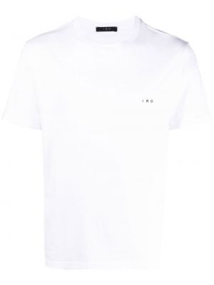 Памучна тениска с принт Iro бяло
