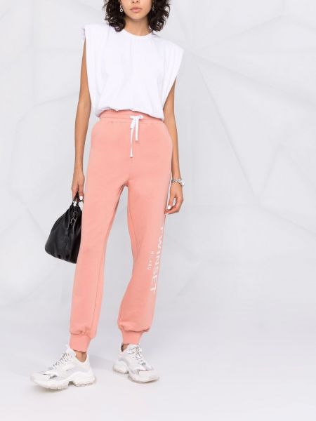Pantalones de chándal Twinset rosa
