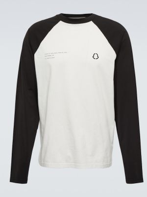 Bavlněné tričko Moncler Genius černé
