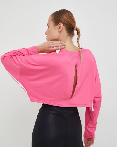 Tricou cu mânecă lungă cu mâneci lungi Adidas roz