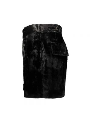 Pantalones cortos de terciopelo‏‏‎ Sapio negro