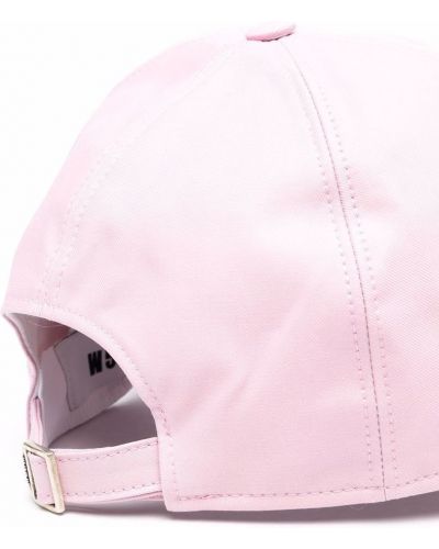 Gorra con bordado Msgm rosa