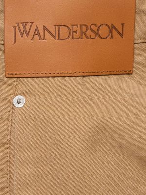 Pantaloncini di cotone Jw Anderson beige