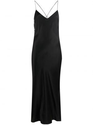 Шелковое платье Calvin Klein, черное