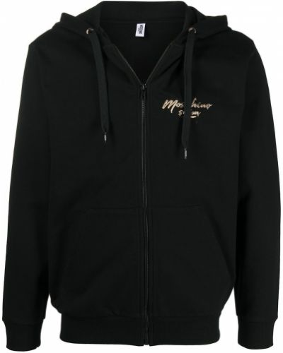 Sudadera con cremallera Moschino negro