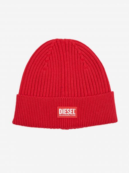 Vilnonis kepurė Diesel raudona