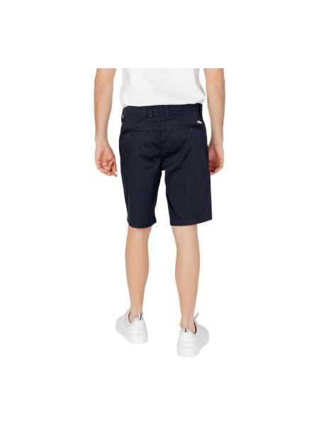 Pantalones cortos de algodón Armani Exchange azul