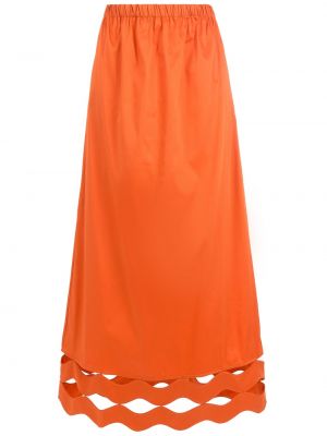 Dlhá sukňa Adriana Degreas oranžová