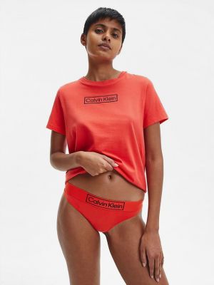 Pamut fecske Calvin Klein Underwear - narancsszínű