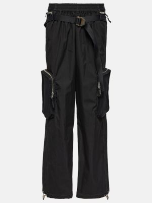 Bavlněné cargo kalhoty Dion Lee černé
