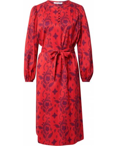 Robe chemise Flowers For Friends rouge