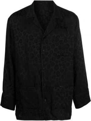 Leopard trykt pyjamas Moschino svart