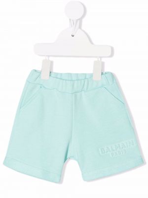 Bomull shorts for jenter Balmain Kids blå