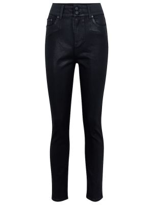 Blugi slim fit Grlfrnd - Negru