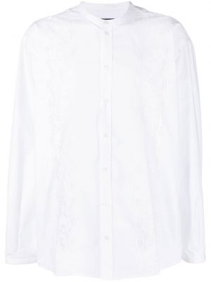Čipkovaná košeľa Dolce & Gabbana biela